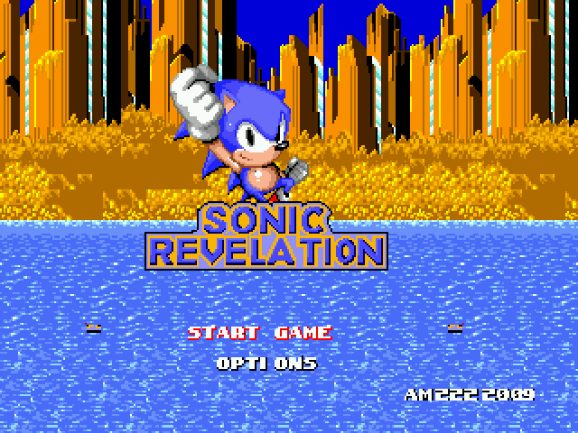Sonic 1 - Revelation Title Screen